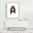 thumbnail image 3 of Ice - Drawing Sketch Portrait Modern Art Illustration Black and White Fashion Pop Art Unframed Wall Art Print 20 x 28 inches, 3 of 4