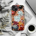 thumbnail image 6 of Hot Stuff Dice Collage Phone Case, Retro Flames and Billiard 8 Ball Artistic iPhone Cover, Trendy Protective Case for iPhone 17 16 15 14 13 12 11 Plus Pro Max Mini, 6 of 6