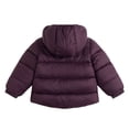 thumbnail image 4 of Mitankcoo Girls Hooded Puffer Jacket Quilted Warm Winter Coat with Zipper and Pockets Lightweight Outerwear 1-8Y, 4 of 5