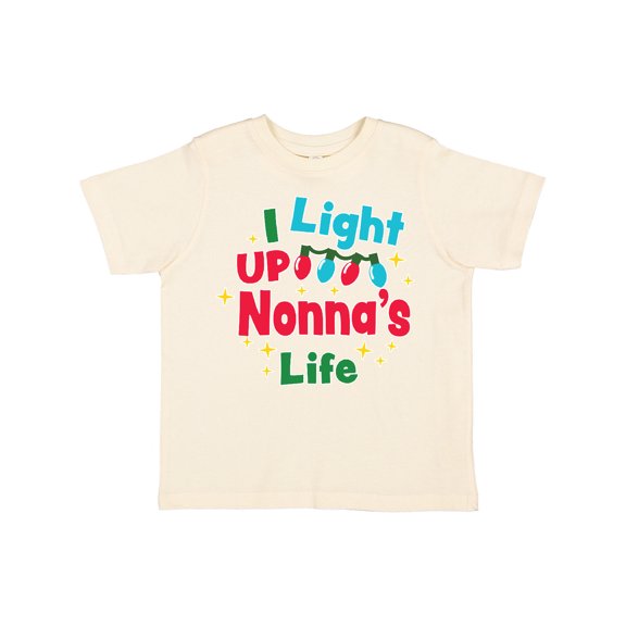 Inktastic Christmas I Light Up Nonna's Life Boys or Girls Toddler T-Shirt