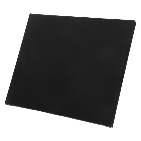 WORGEOUS Stretched Black Blank Canvases for Artists for Acrylic Oil and Watercolor Painting Canvas Boards for Art and DIY Activities 20cm