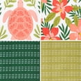 thumbnail image 2 of RITZ 100% Cotton Summer Kitchen Towels, Set of 4, Turtle Foliage Dish Towels Set, 2 of 6