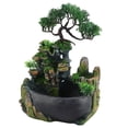 thumbnail image 2 of Rockery Waterfall, Small Rockery Decor, Resin Modern Mini Zen With Fish Pond For Table Gift Home Decoration, 2 of 8