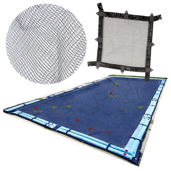 Swimline Hydrotools Leaf Net Winter Pool Cover for 16 x 36 Ft Above Ground RectanglePools