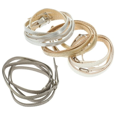 High Heel Straps 12 Pairs Shoe Extender Women Shoes Accessory Laces Leather Shoelaces Detachable Clear Imitation