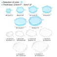 thumbnail image 2 of Unique Bargains Couvercle Extensible en Silicone 12Pack Rond Rectangle Couvercle du Récipient pour Micro-Ondes 2Color, 2 of 6