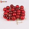 thumbnail image 3 of Spencer 48Pcs Christmas Ball Ornaments Small Shatterproof Xmas Tree Decorative Balls Setwith Hanging Hooks for Holiday Wedding Party Decorations, Red (30mm/1.2"), 3 of 6