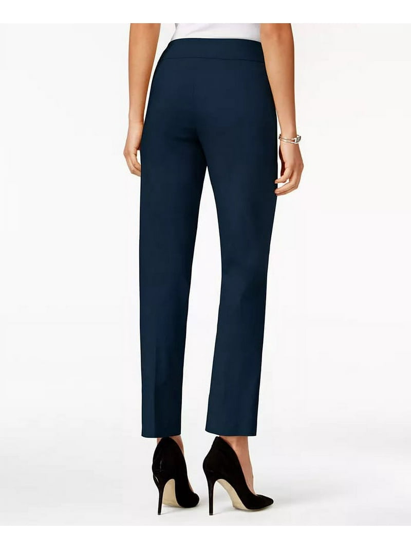 JM Collection INTREPID BLUE Women's Studded Pull-On Tummy Control