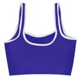 thumbnail image 7 of Cropped Tank Tops for Women High Impact Push Up Racerback Sleeveless Contrast Binding Workout Yoga Gym Tanks, 7 of 7