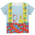 thumbnail image 2 of Halloween Clown Costume All Over Youth T Shirt Multi YXL, 2 of 2