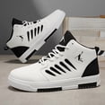 thumbnail image 5 of Mid-Top Men's Versatile Sports Casual Sneakers , Trendy Platform Outdoor Running Skate Shoes and Comfortable, 5 of 9