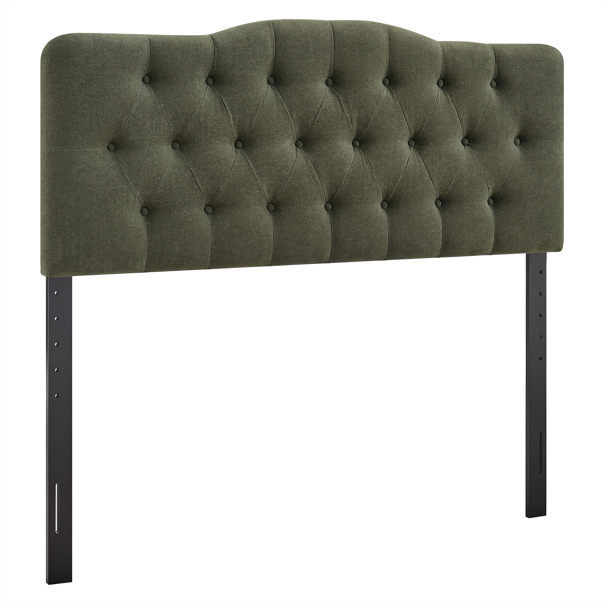 Annabel Premium Linen Blend Queen Headboard in Sage