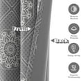 thumbnail image 3 of Vintage Medallion Pattern Blackout Curtains, Room Darkening , Grommet Top Window Treatment Drapes Grey 42"W x 96"L (Pack of 2), 3 of 6
