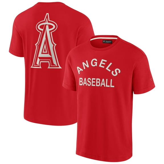 Unisex Fanatics Red Los Angeles Angels Elements Super Soft Short Sleeve T-Shirt