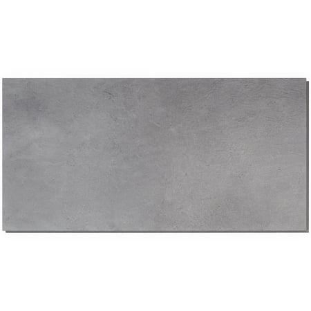 Bond Tile Lujo 28mil Slate Dark Gray 6 in. x 8 in. Rigid Click-Lock Luxury Vinyl Tile Sample