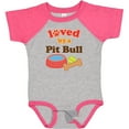 thumbnail image 3 of Inktastic Pit Bull Loved by a (dog Breed) Boys or Girls Baby Bodysuit, 3 of 5