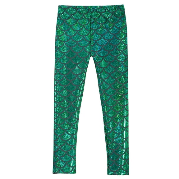 Made in USA Girls Novelty Leggings | Elf Mermaid Sparkle
