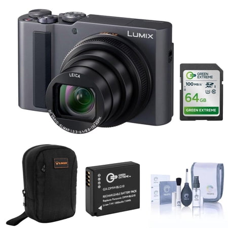 Panasonic LUMIX ZS300 4K Compact Digital Camera, Silver