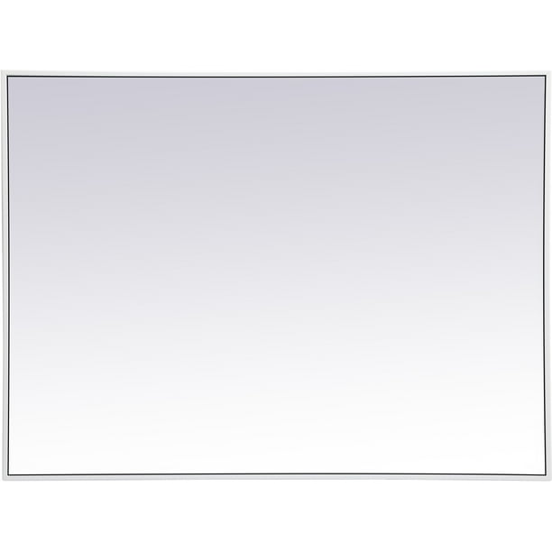 Elegant Lighting Mr43040 Eternity 30 X 40 Rectangular Beveled Metal Framed Bathroom Com Elegant Lighting Mr43040 Eternity 30 X, White Bathroom Mirror 30 X 40