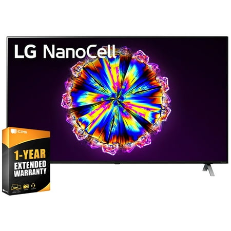 LG 55NANO90UNA 55inch Nano 9 Series Class 4K Smart UHD NanoCell TV with AI ThinQ 2020 Bundle with 1 Year Extended Warranty(55NANO90 55 TV)