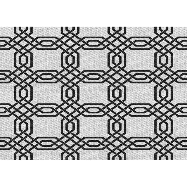 Ahgly Company Machine Washable Indoor Rectangle Transitional Platinum Gray Area Rugs, 8' x 12'