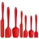 thumbnail image 1 of Fiudx Juego de Espátulas para Crema, 7 Herramientas para Hornear, Diseño Flexible Resistente a Altas Temperaturas, Cepillo para Aceite, Raspador Grande, Orificio para Colgar para Fácil Almacenamiento, 1 of 2