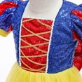 thumbnail image 6 of Girls Snow Costume Fancy Dress Halloween Christmas Party Gown, 6 of 7