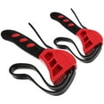 thumbnail image 1 of Hytrove Ouvre-Bocal à Sangle Clé en Caoutchouc pour Réparation Auto 2 Pcs Rouge, 1 of 6