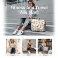 thumbnail image 5 of Tote Bag for Women - Rover Cream Dogs Bone Shoulder Bag - Large Utility Work Duffle Bag with Zipper Handbag for Travel, Work, Sprots, 5 of 5