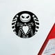 thumbnail image 2 of Pegatina de vinilo de silueta de Jack Skellington, calcomanías artísticas, decoración de ventana de coche, calcomanía de pesadilla antes de Navidad, decoración de ordenador portátil, 2 of 4