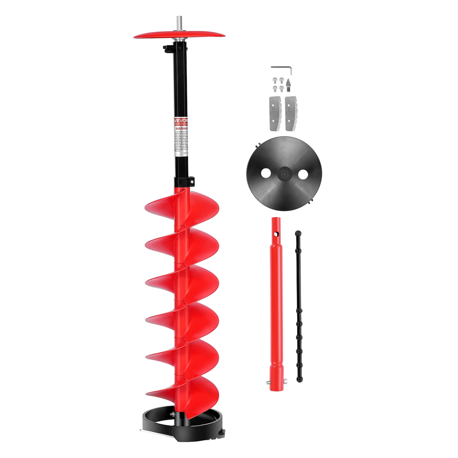 Jiffy XT™ Drill Assembly, 10-Inch, Auger Accessory, Left-Hand