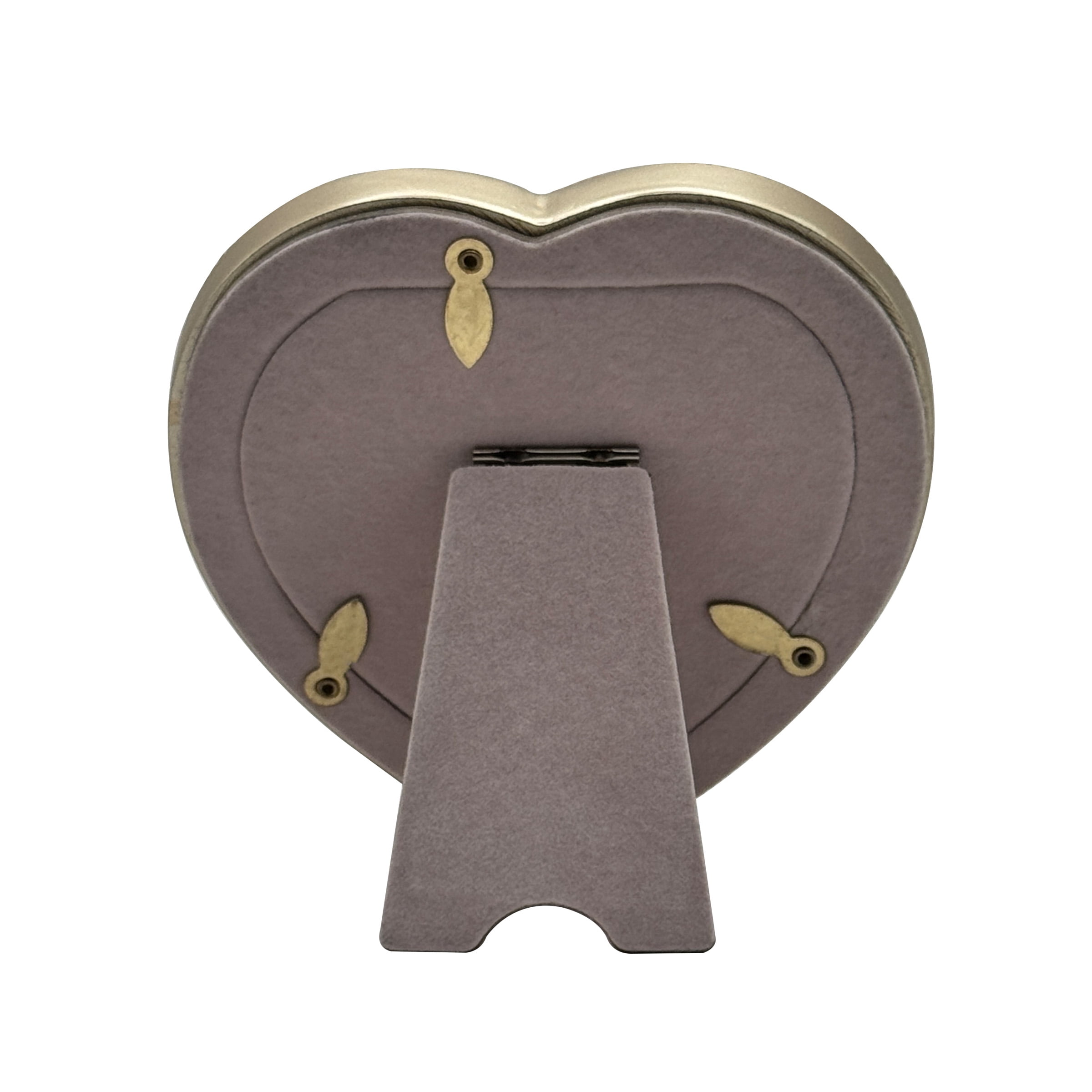 OneDesign Home 4X4 Gold Heart Shaped Picture Frame