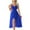 Blue, variant on Lorytime Calf Length Women's Nightgown Long Short Sleeve Embroidery Lace Up Sleepdress V Neck Solid Nightgowns Spaghetti Strap See Through Pajamas Dress Soft Nightdress Blue M