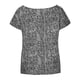 thumbnail image 5 of Camiseta informal para mujer, blusa estampada de manga corta con cuello redondo, Tops Fridja  zx781, 5 of 8