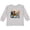 AC-Heather Grey, variant on Happy Dog Family Boys or Girls Long Sleeve Toddler T-Shirt