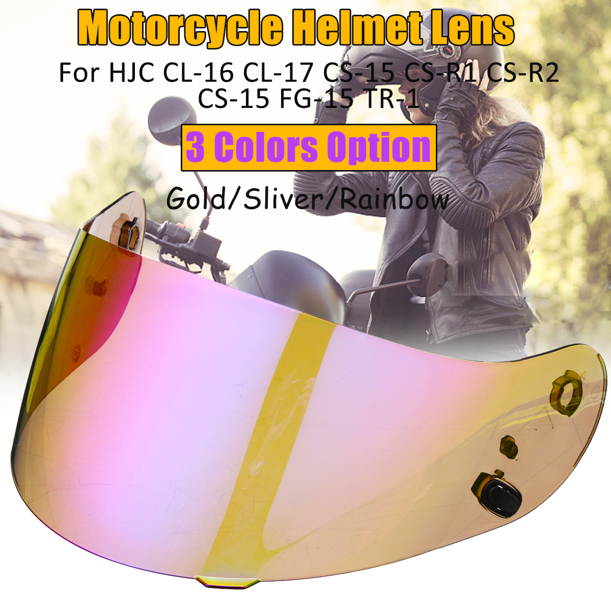 Motorcycle Helmet Lens Visor Shield For HJC CL-16 CL-17 CS-15 CS-R1 CS-R2 FG -15 | Walmart Canada