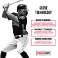 thumbnail image 3 of Franklin Sports 2nd Skinz XT Adult Batting Gloves, Extra Large, Black, Gray and White, 3 of 6