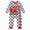 Cars, variant on Disney Winnie the Pooh Baby Girls Boys Long Sleeve Stripe Jumpsuit Unisex Coverall Size 0-18 Months