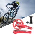 thumbnail image 3 of Bicicleta de Montaña Crankset  104BCD Aleación de Aluminio Y Soporte Eje rojo 34T Sharpla  Brazo de manivela de bicicleta plegable, 3 of 8