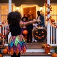 thumbnail image 2 of Jack-o'-Lantern Trick-or-Treat Pail, Black, 8", Halloween by Way To Celebrate, 2 of 6