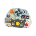 thumbnail image 2 of Juguete del volante,Volante de dirección Firir Jugar juguete para conducir para niños,Junta de actividades Sensorial Junta de actividades de actividad,Tablero de tablero de tablero de madera, 2 of 8