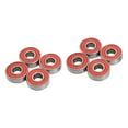 thumbnail image 2 of ABEC 9 Roulements, Performance Stable Faible Bruit Acier au Carbone Haute Précision 608RS Roulement à Billes pour Patins à Roulettes Rouge, 2 of 8