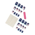 thumbnail image 2 of 24Pcs Christmas Press on Nails, Red Green Festive Spooky Fake Nails Set, Reusable False Nails for Holiday Party Daily Wear Women Girls, Christmas Nail Art, 2 of 6
