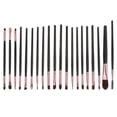 thumbnail image 2 of High-Class Eyebrow Makeup Brush Set 20Pcs Professional Cosmetic Tools Designed For Women Featuring Long Handles And Assorted Colors, 2 of 3