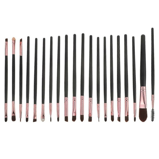 20PCS Soft Bristle Makeup Brushes for Eyebrow, Foundation, Blending, Contouring, and Highlighting – Daily Use