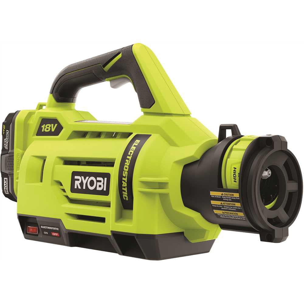Ryobi P2870 18V 1 gal Lithium-Ion Cordless Electrostatic Sprayer with Battery & Charger