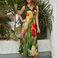 thumbnail image 2 of Tulip Vestido Sin Mangas Para Mujer, Traje De, Ropa De Cumpleaños, Verano, 2 of 5