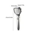 Ghouie Clearance 4 Mode Handheld Pressurized Shower Head with Pause