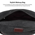 thumbnail image 3 of Bolsos De Embrague, Bolso Cosmético Negro Estilo Coreano Para Exteriores, 3 of 7