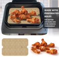thumbnail image 3 of 200Pcs Air Fryer Paper Air Hole Air Fryer Parchment Paper Liners for Ninja Foodi Smart FG551 Air Fryer Accessories, 3 of 7
